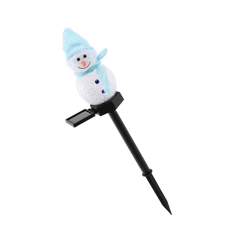 Outdoor Solar Power Xmas Lights - Luzes Solares AT29-Snowman, Decoração de Natal