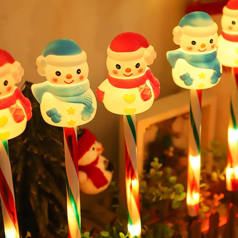 Outdoor Solar Power Xmas Lights - Lâmpada LED Solar para Exterior em