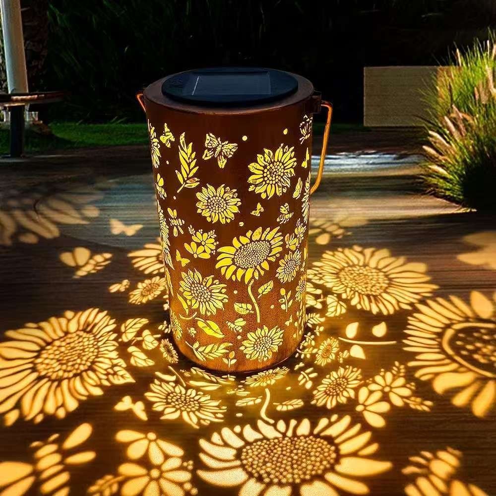 Outdoor Power For Lights - Luz de girassol e sombra, luz