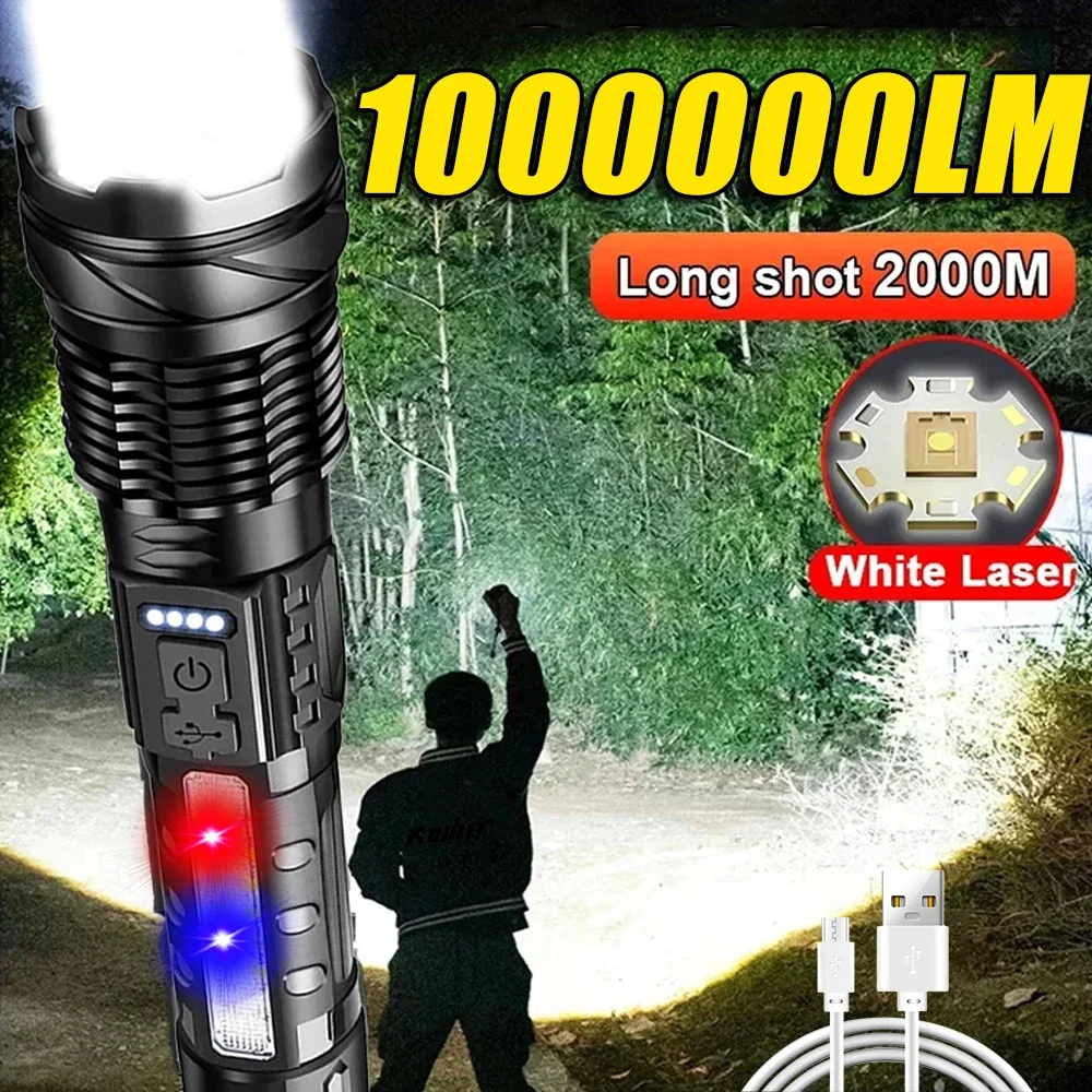Outdoor Power For Lights - Poderosa lanterna led recarregável luz de