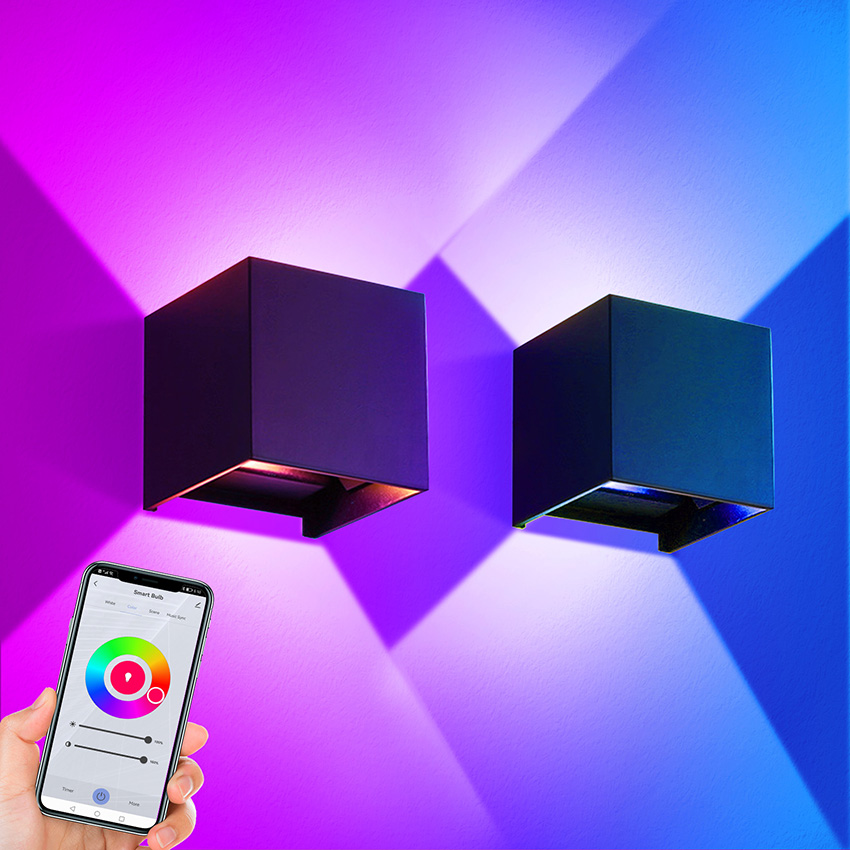 Outdoor Power Point Zigbee - Luz de Parede LED Externa 12W