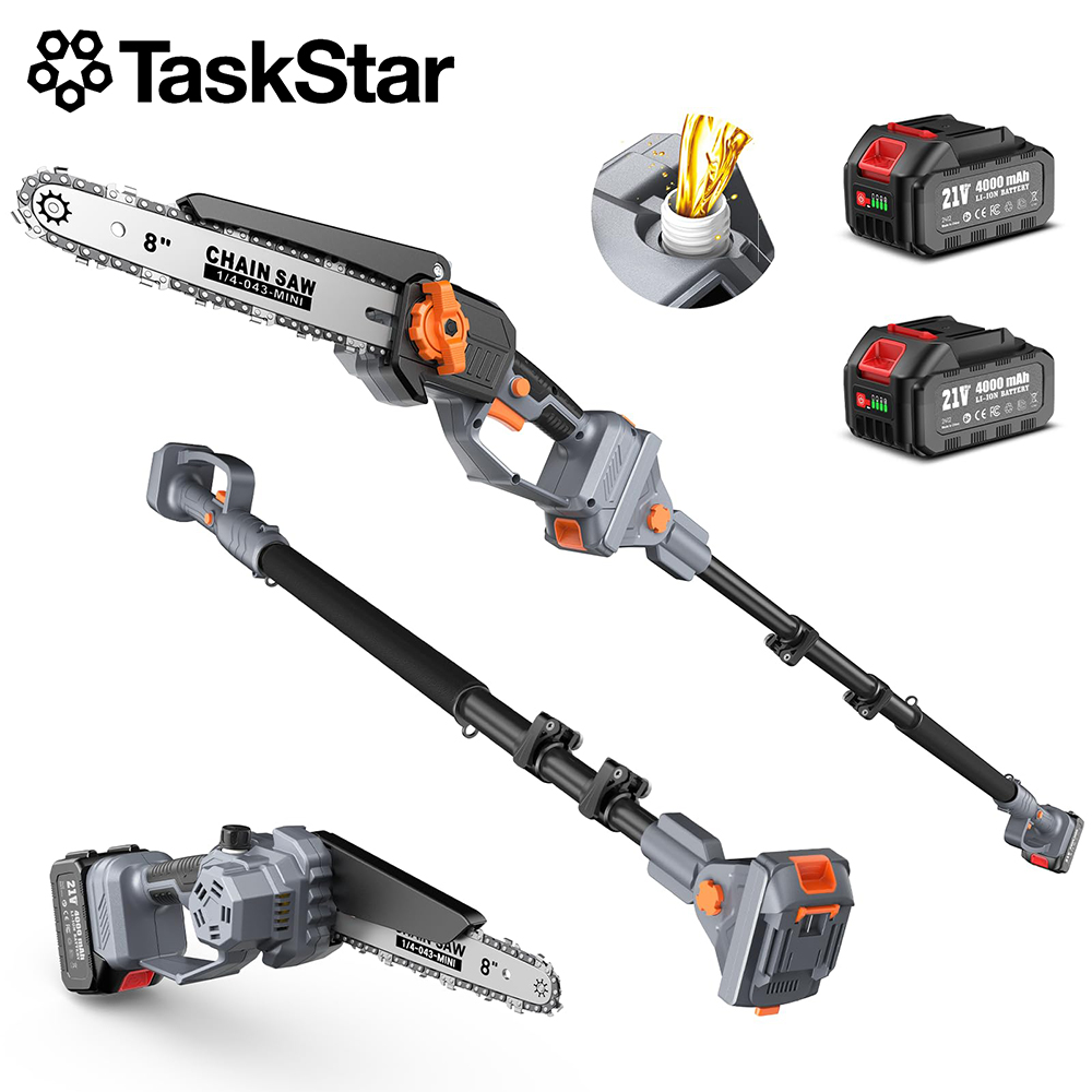 Garden Shredder Chipper - Serra de Poda Extensível TaskStar 8