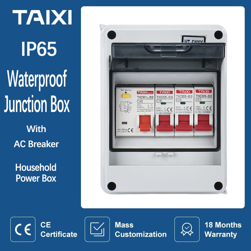 Outdoor Power Board Box - Interruptor doméstico ao ar livre mcb