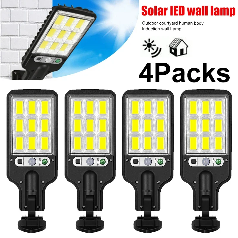 Outdoor Power For Lights - Lâmpada de Parede Solar LED Potente