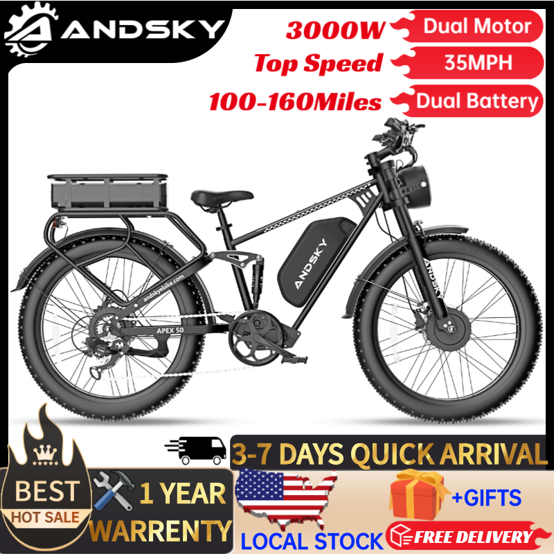 Outdoor Power Rack - Bicicleta Elétrica ANDSKY Apex50 AWD 3000W