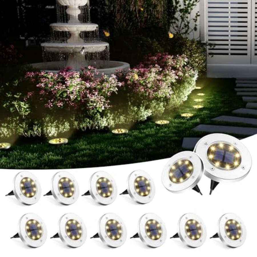 Outdoor Power For Lights - Luzes Solares de Solo, Luzes Solares
