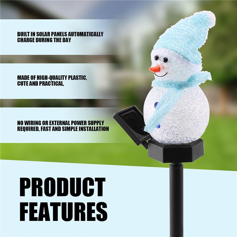 Luzes Solares AT29-Snowman, De - Outdoor Solar Power Xmas Lights avaliação e preço