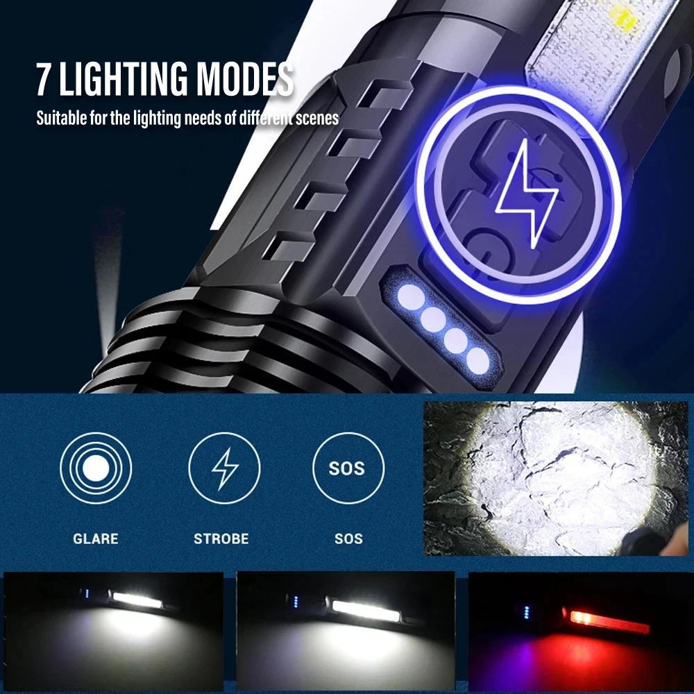 Poderosa lanterna led recarreg - Outdoor Power For Lights avaliação e preço