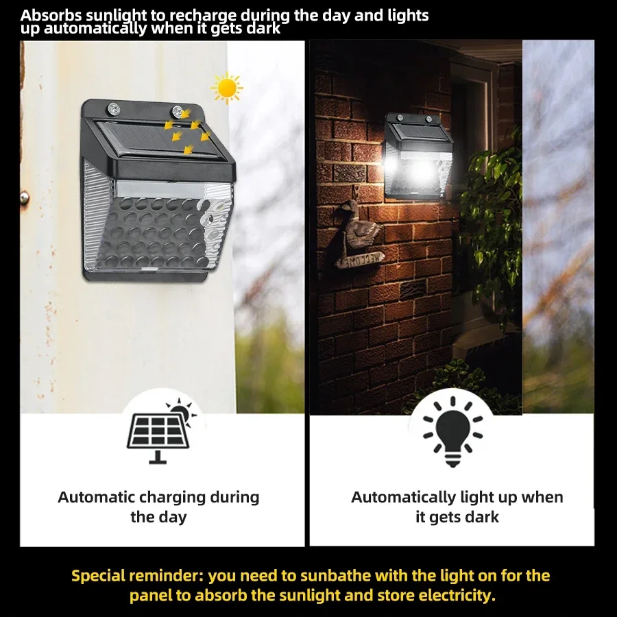 Luz Solar LED com Sensor de Mo - Outdoor Power For Lights avaliação e preço