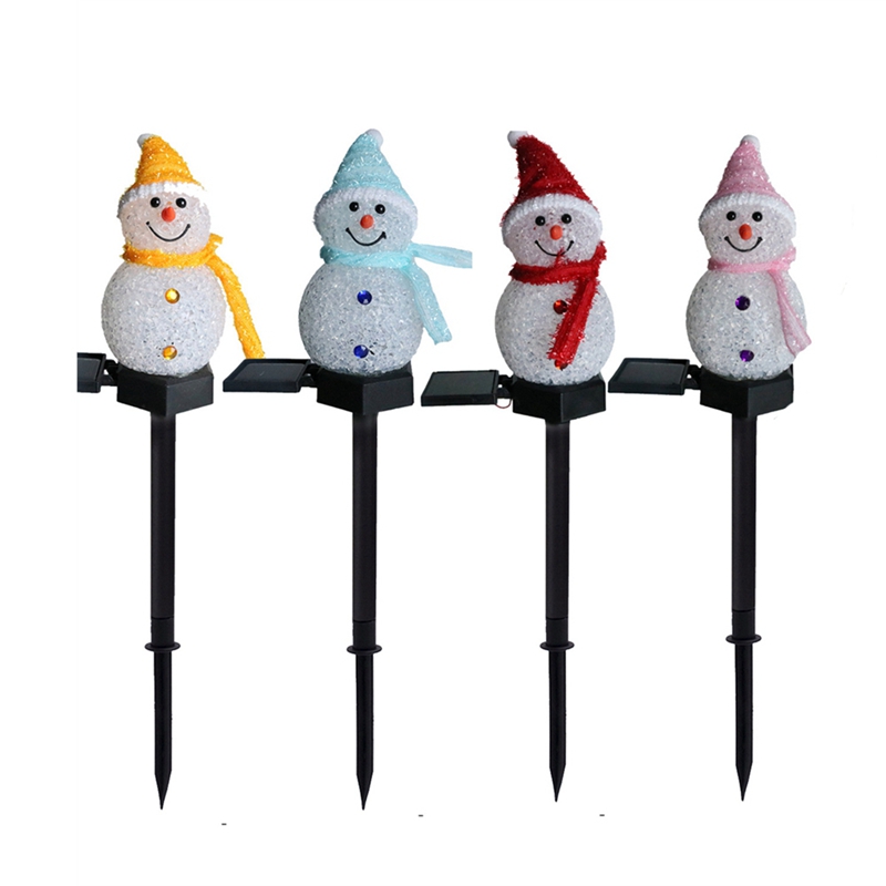 Led boneco de neve solar jardi - Outdoor Solar Power Xmas Lights avaliação e preço