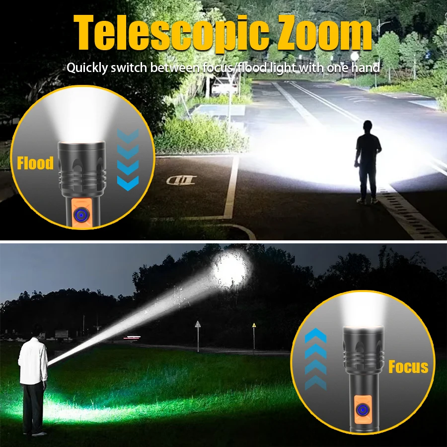 Lanterna led de alta potência, - Outdoor Power For Lights avaliação e preço