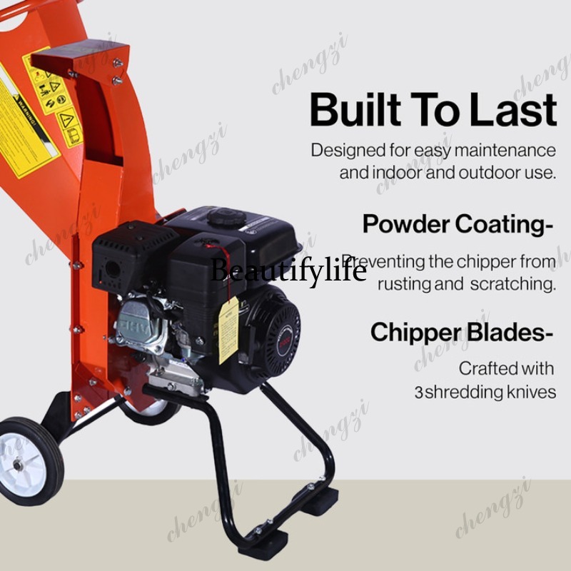 Triturador de madeira 81 7HP 2 - Garden Shredder Chipper avaliação e preço