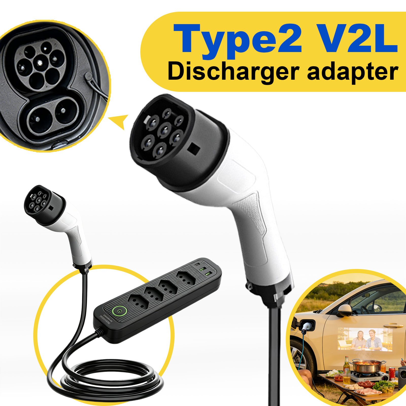 Adaptador de Descarga Tipo 2 V - Outdoor Power Rack avaliação e preço