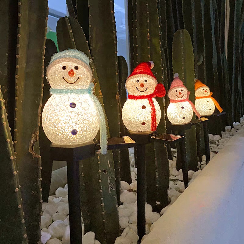 Led boneco de neve solar luz d - Outdoor Solar Power Xmas Lights avaliação e preço
