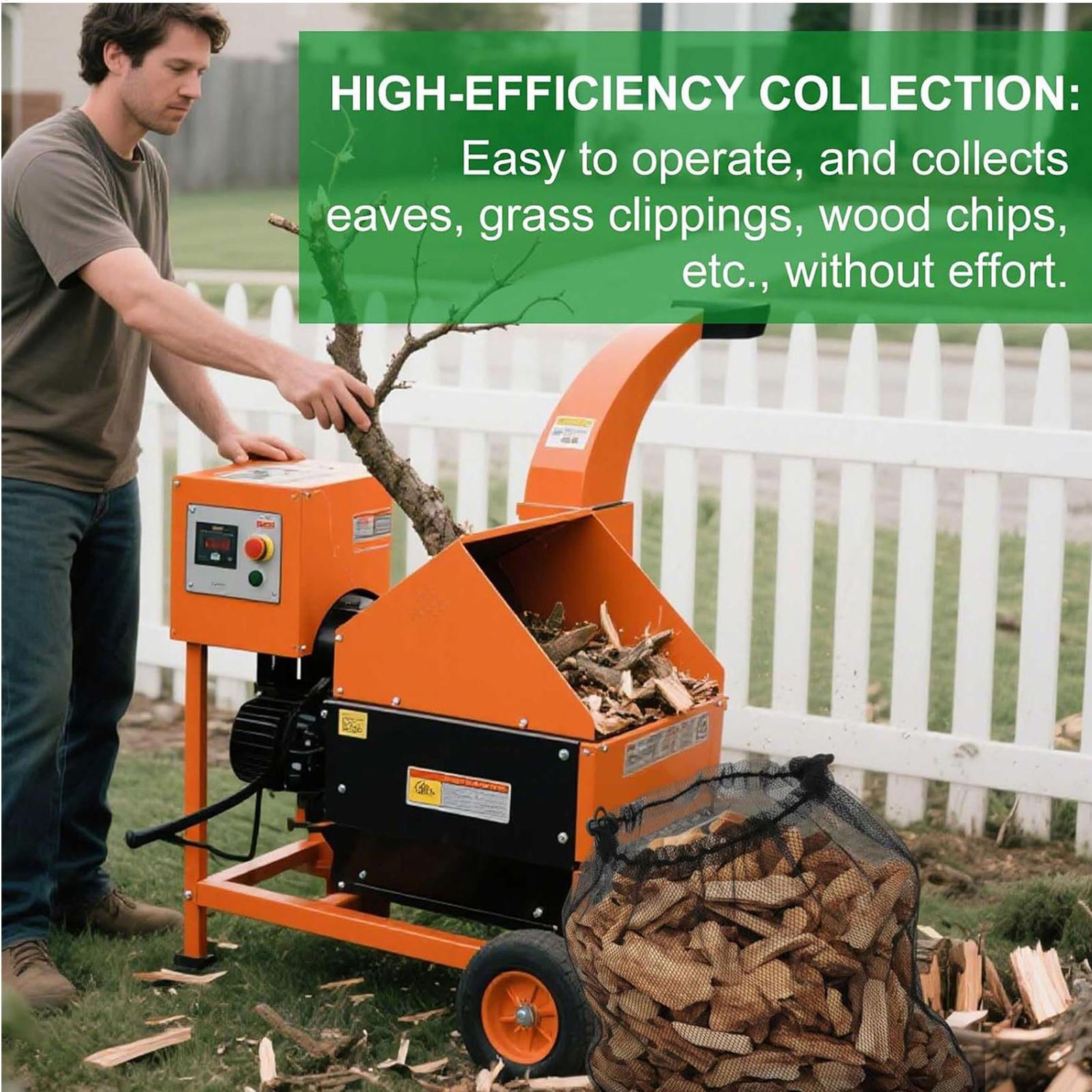 Saco de coleção de picador de  - Garden Shredder Chipper avaliação e preço