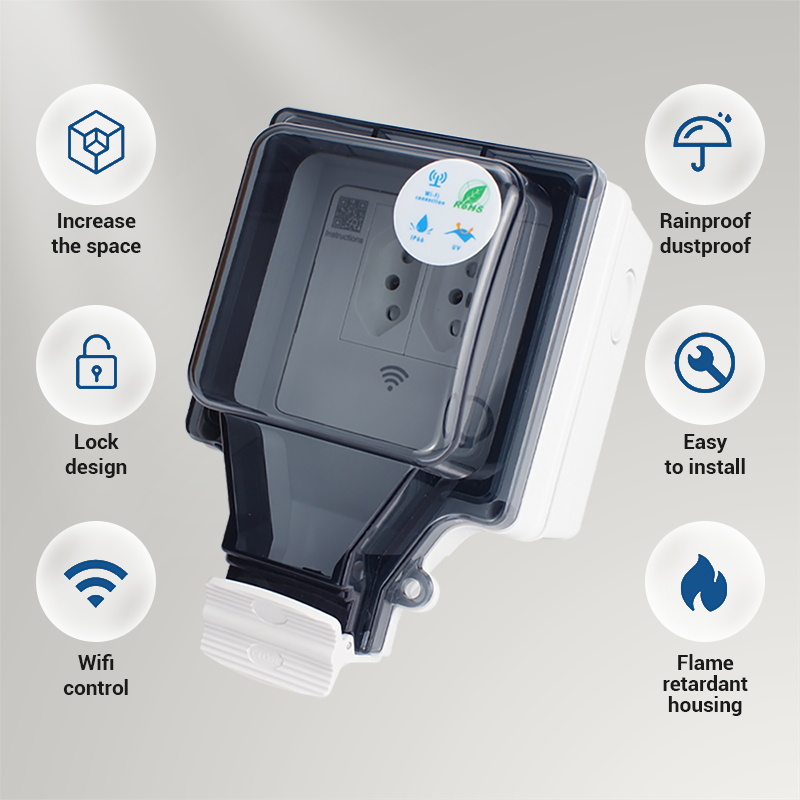 Avoir Tuya Wifi Inteligente To - Outdoor Power Outlet Not Working avaliação e preço