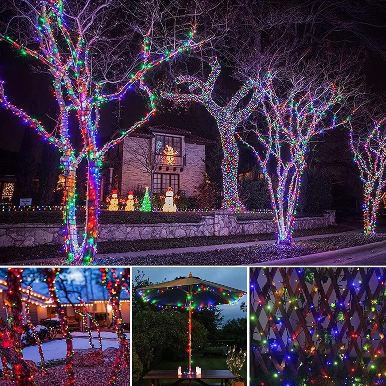 Luzes de corda solares LED 300 - Outdoor Solar Power Xmas Lights avaliação e preço