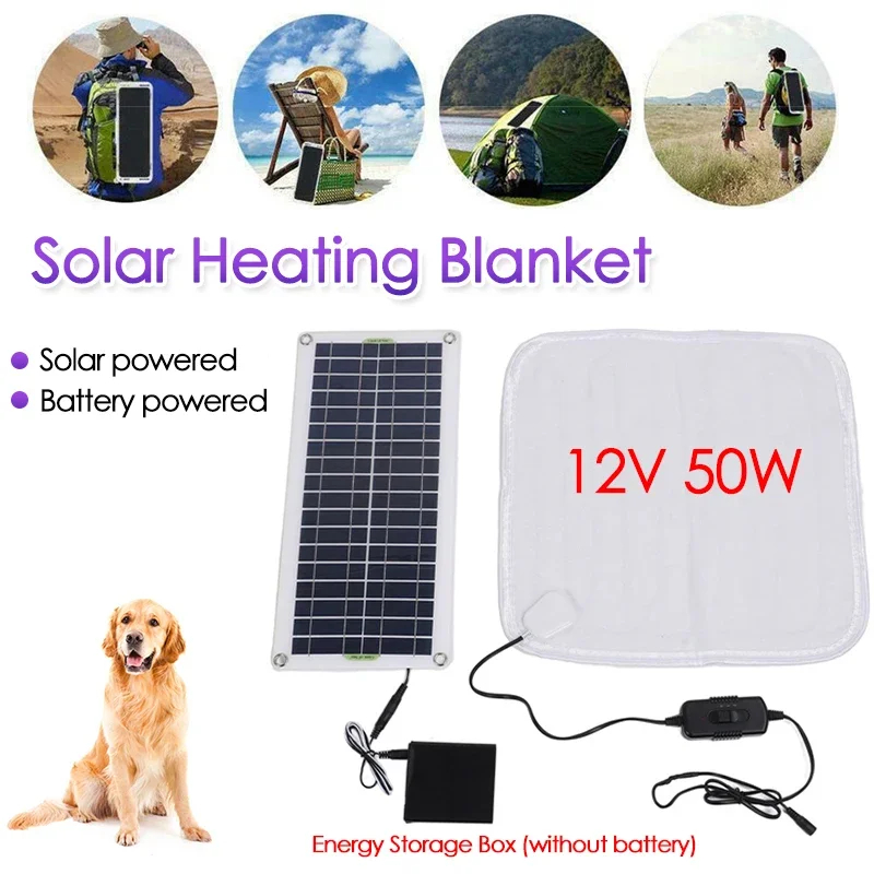 12v 50w painel solar alimentad - Outdoor Power Heater avaliação e preço