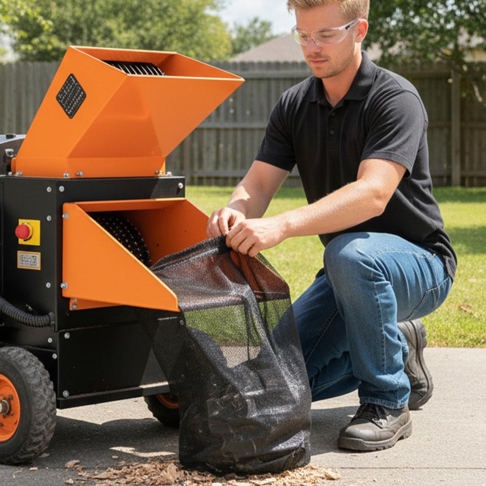 Bolsa trituradora de madeira,  - Garden Shredder Chipper avaliação e preço
