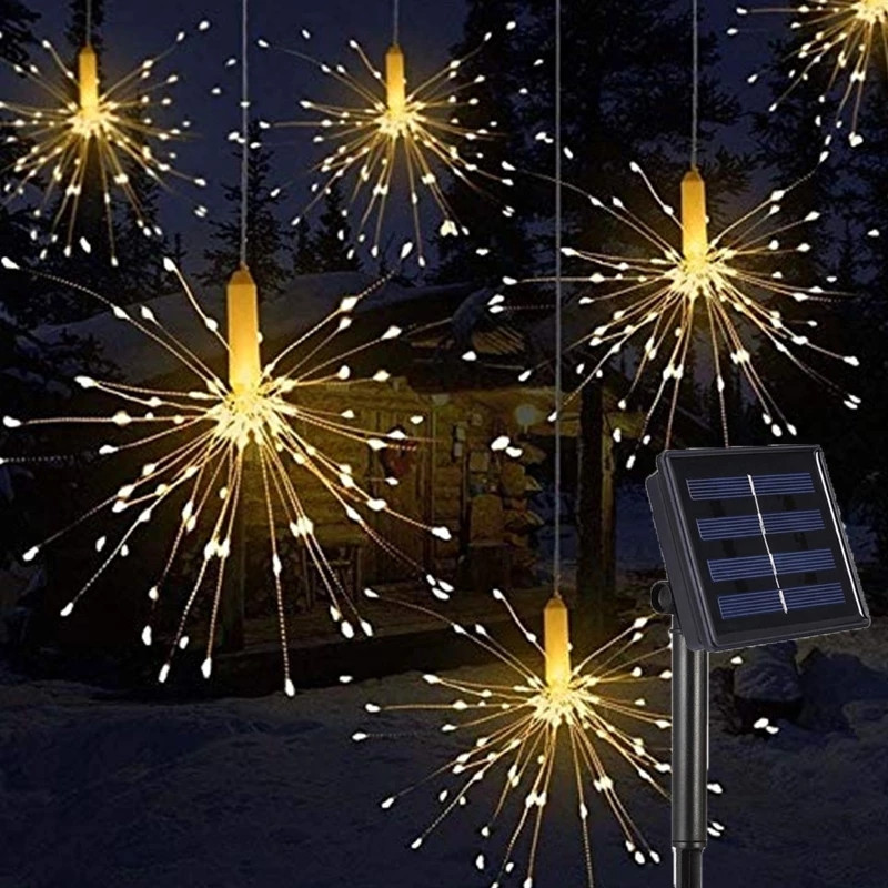 120led 200 led solar lâmpada s - Outdoor Solar Power Xmas Lights avaliação e preço