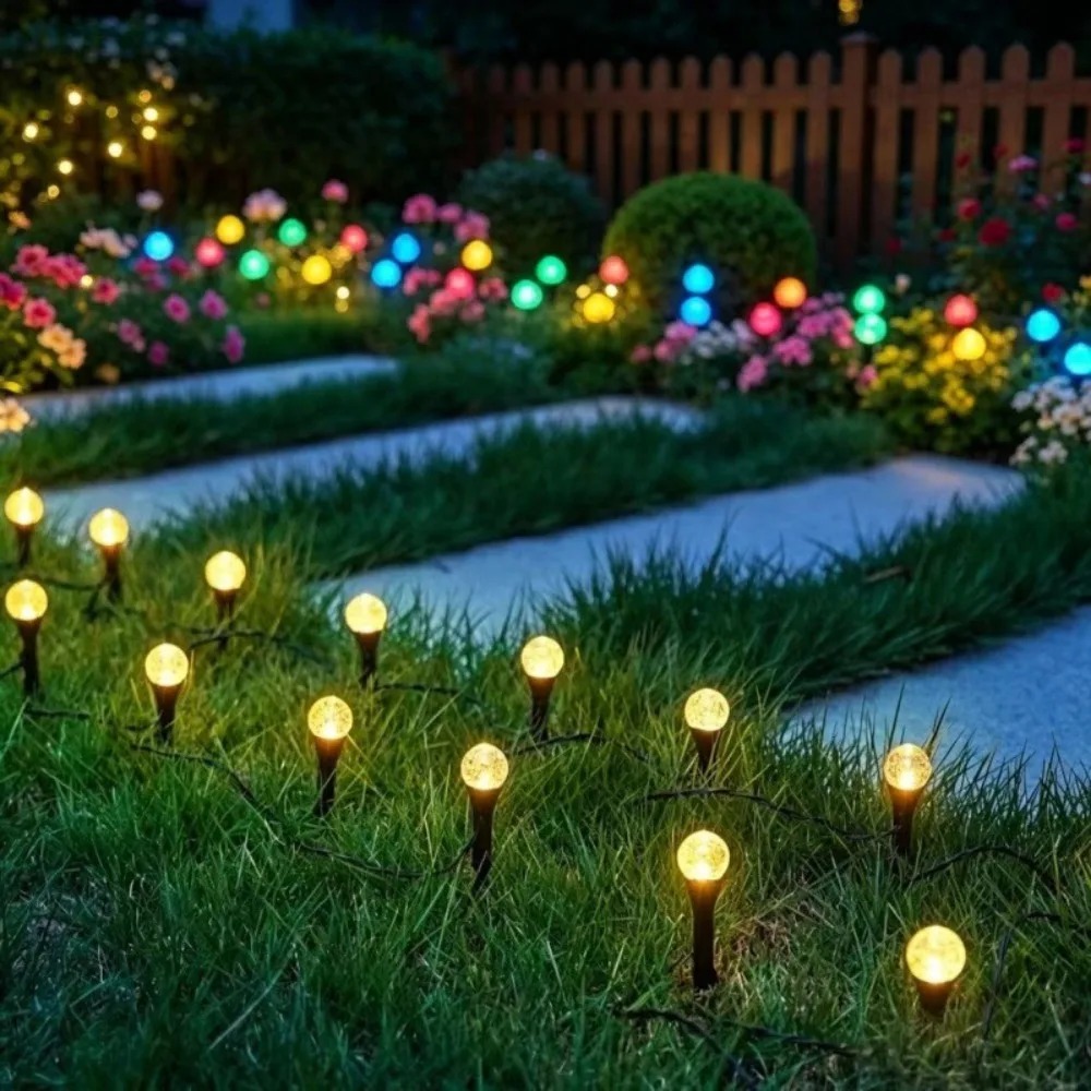 Luzes de Cordão Solares de 5M  - Outdoor Solar Power Xmas Lights avaliação e preço